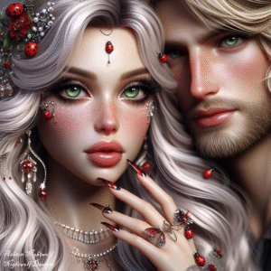Couple With Ladybugs AI Artwork 3